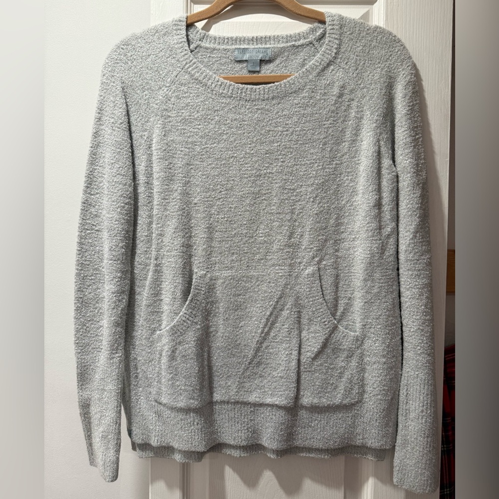 Barefoot Dreams cozychic lite knit sweater EUC
